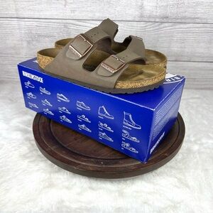 Birkenstock Women’s Arizona Mocca Strap Sandals Size 36 Narrow Fit